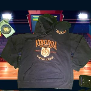 Virginia UVA Cavaliers Vintage Hoody Combo w/ Hat